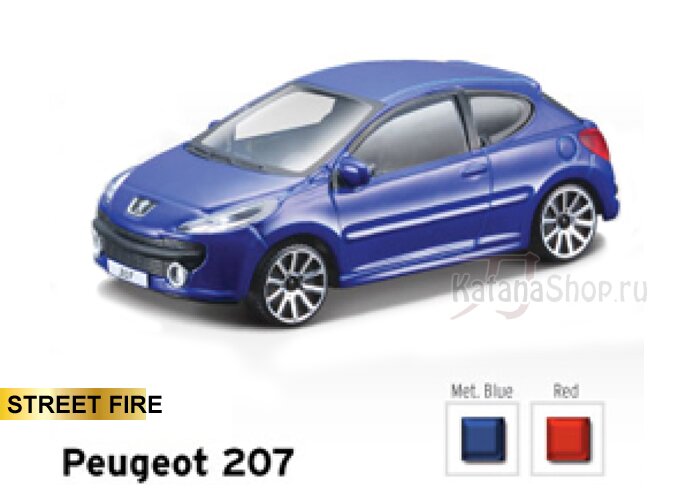 Peugeot 207 (красный)